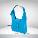 Aqua Blue Leather Handbag (2)