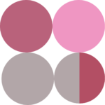 Onion Pink +Ice Pink + Pink +Onion Pink & Nude Brown